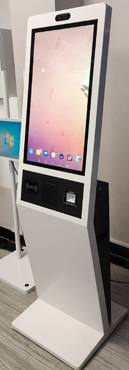 MOVO-X 32-inch vertical touch kiosk, Model A
